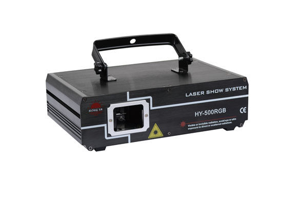 پروژکتور لیزری متحرک 20 واتی RGB قابل حمل مدولاسیون آنالوگ 500 مگاوات